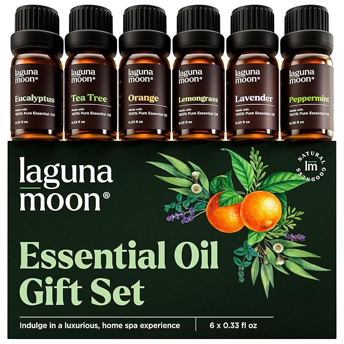 Lagunamoon Essential Oils Aromatherapy Set by LagunaMoon