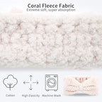 DOOBO 3 Pack Spa Headbands Microfiber Bowtie Headbands - Image 3