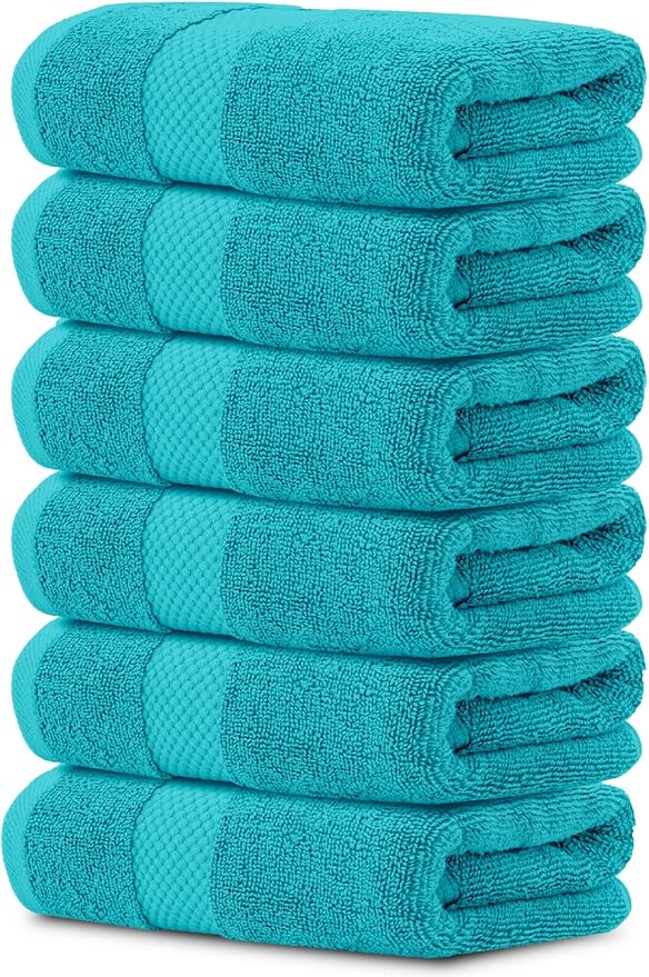 White Classic Luxury Aqua Hand Towels by WhiteClassic