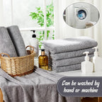 SmoothNovelty 16 Pack Microfiber Bath Towels Bulk 27'' x 60'' Oversized Size - Image 4