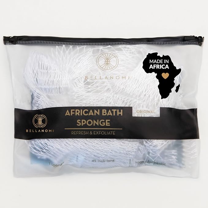 BELLANOMI African Exfoliating Net Sponge, Ethically sourced from Nigeria - Image 2