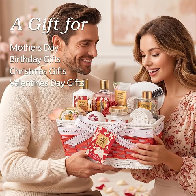 17Pcs Mothers Day Gift Basket, Gifts - Image 3