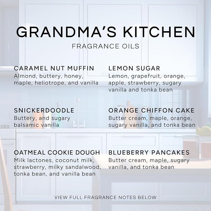 Eternal Essence Oils Grandma's Kitchen Set of 6 Premium Fragrance Oils - Image 2