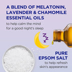 Dr Teal's Foaming Bath with Pure Epsom Salt, Sleep Blend with Melatonin - Image 2