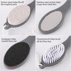 2 Pcs 4 in 1 Foot Scrubber Dead Skin Remover - Image 3