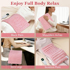UTK XL Heating Pad for Back, Electric Heat Pad for Period Cramps Pain Relief - Image 5