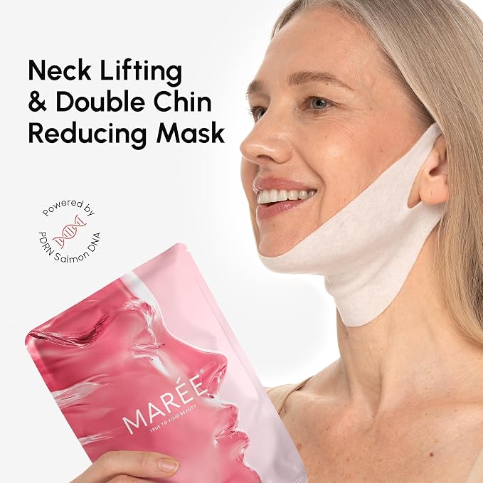 MAREE V Line Lifting Mask with PDRN Salmon DNA – Deep Collagen Face Mask - Image 2