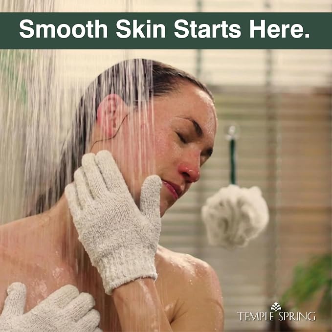 Temple Spring Shower Gloves Exfoliating - Image 3