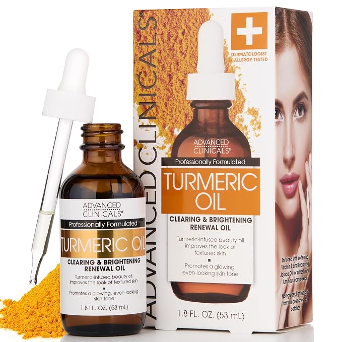 Advanced Clinicals Turmeric Oil Serum by AdvancedClinicals