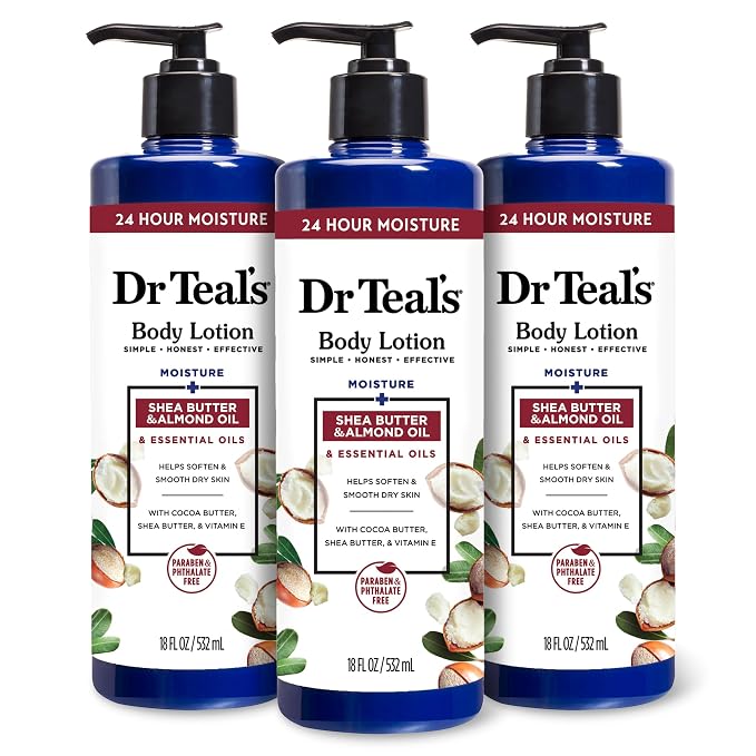 Dr Teal's Body Lotion, Shea Butter & Almond, 18 fl oz by DrTeals