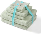 Martha Stewart - Bath Towels, Soft & Absorbent 100% Cotton Towels, Solid 500 GSM - Image 3