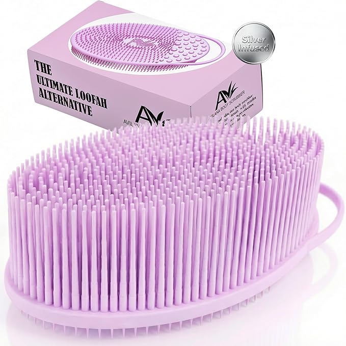 Avilana Silver Edition Exfoliating Body Scrubber by Avilana