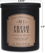 Manly Indulgence Fresh Shave Jar Candle 16.5 oz - Image 4