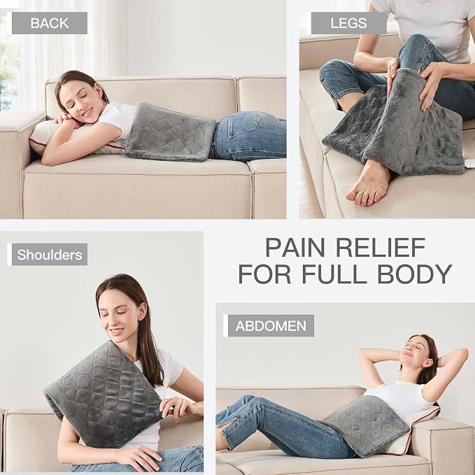 Heating Pad for Back Pain Relief fsa Eligible Items only List 12 x 24, Portable - Image 6