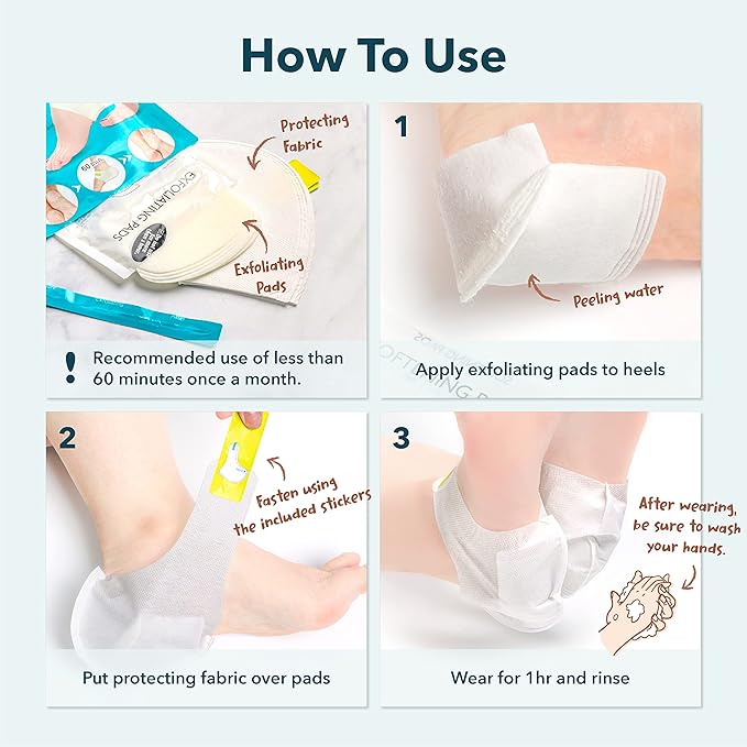 Purederm Exfoliating Heel Mask – Heel Peeling masks gently remove calluses from - Image 6