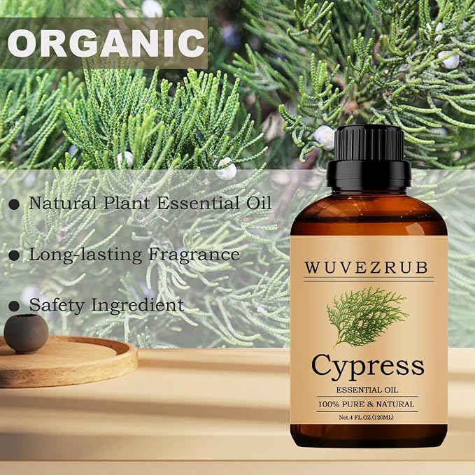 Cypress Essential Oils, 120ML Pure and Natural Essential Oil - Image 4
