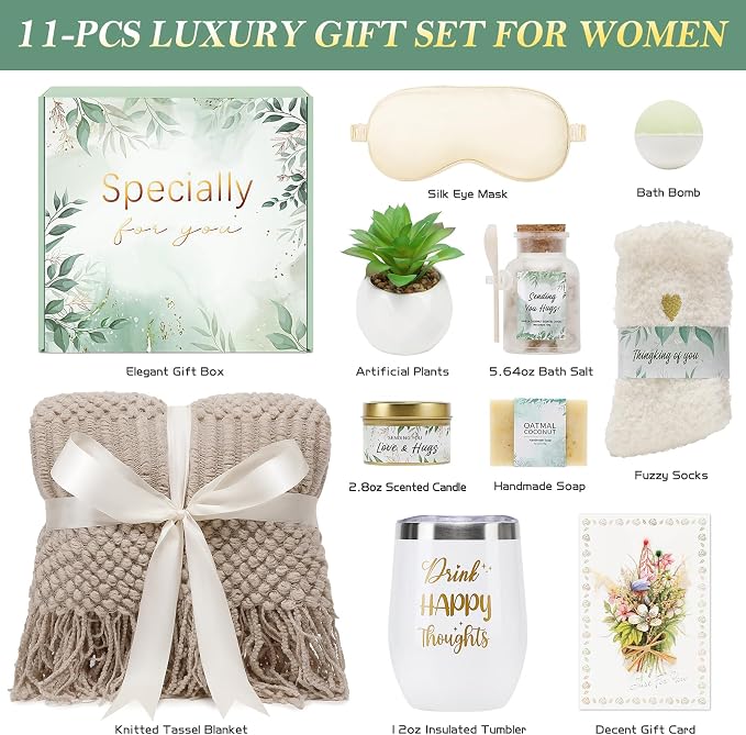 Self Care Gifts Spa Gifts for Women, Birthday Gifts Get Well Soon Gifts for - Image 2