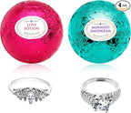 Mermaid Love Potion Bath Bombs Gift Set of 2 by JackpotCandles