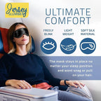 Jersey Slumber 100% Silk Sleep Mask - Image 3