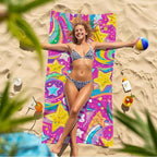 JML Custom Beach Towel with Name, Personalized Microfiber Beach Towel with Name - Image 7