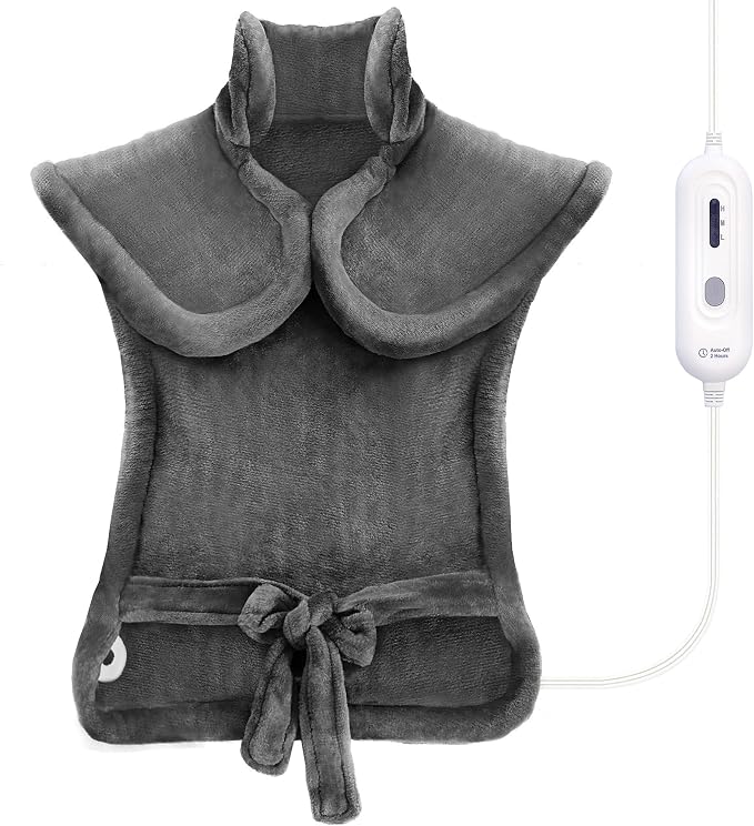 Tefici Heating Pad for Back Pain, Mothers Day Gifts for Women Men Mom Her，FSA by StayWarmStayHappy