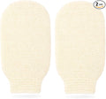 2-Pack Hemp Bath Gloves – Natural Shower Mitts by Unknown