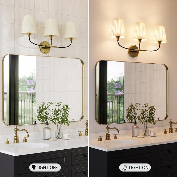 Bathroom Light Fixtures Over Mirror, 3 Light Vanity Light - Image 7