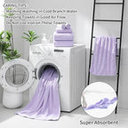 Ultra Soft Bath Towel Set, 12 Piece Family Bathroom Towels Set - Image 6