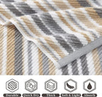 VOOVA & MOVAS Cotton Washcloths Set of 6, Soft Wash Cloths Set - Image 4