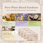 Mary Case Goat Milk & Lavender Bar Soap Set of 4 | Natural Soap - Image 5