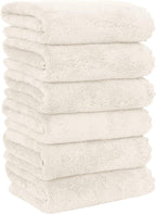 MOONQUEEN 6 Pack Premium Hand Towels by MOONQUEEN