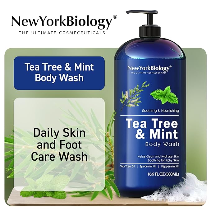 New York Biology Tea Tree Mint Body Wash - Image 3