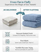 Casa Platino Premium Cotton Bath Towel 12 Piece Set - Image 8