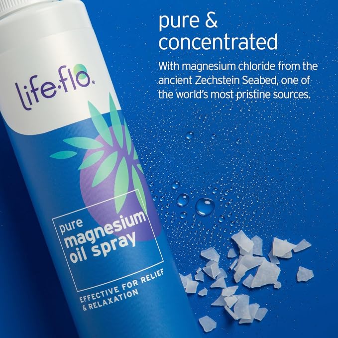 LIFE-FLO Magnesium Lotion and Pure Magnesium Oil Spray Bundle - Image 2