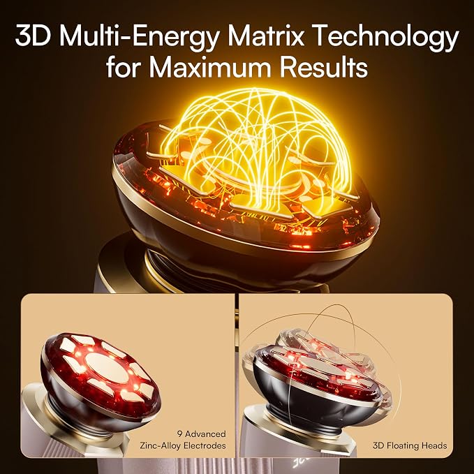 INIA Flare 3-in-1 Microcurrent Facial Device Red Light Therapy - Image 8