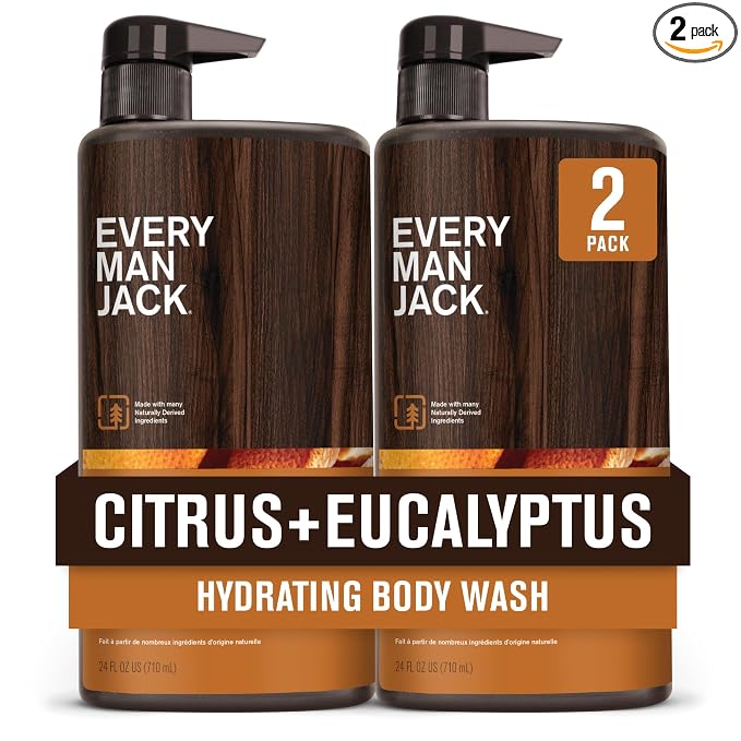 Every Man Jack Nourishing Citrus + Eucalyptus Mens Body Wash by EveryManJack