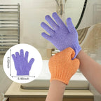 4 Pcs Shower Gloves, Exfoliating Gloves, Exfoliating Mitt, Exfoliating Body - Image 3