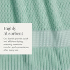 NY Loft 100% Cotton Hand Towel 6 Pack | Super Soft & Absorbent Quick-Dry Hand - Image 7