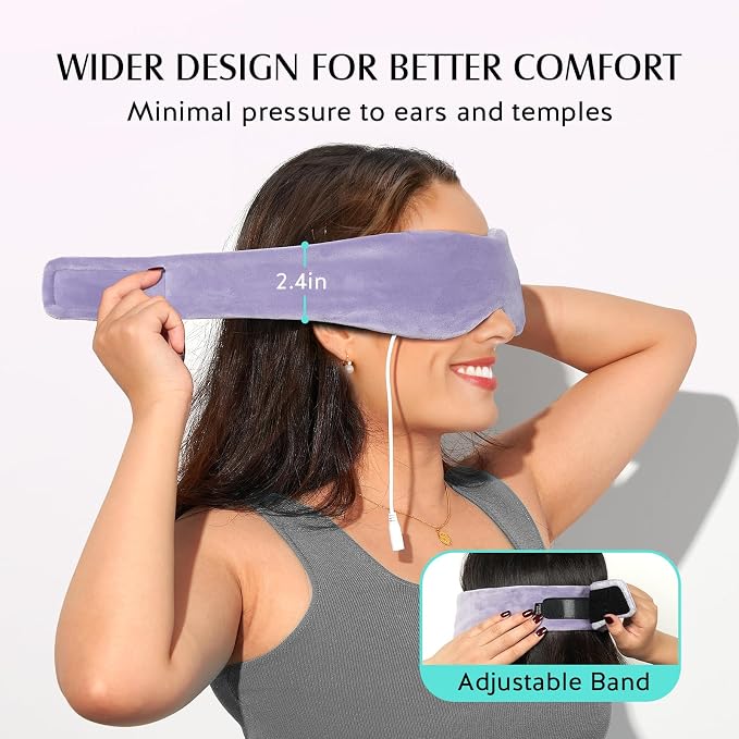 YFONG Heated Eye Mask, Warm Eye Compress Mask - Image 5