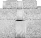 SUPERIOR Egyptian Cotton Pile 3 Piece Towel Set, Includes 1 Bath, 1 Hand - Image 4