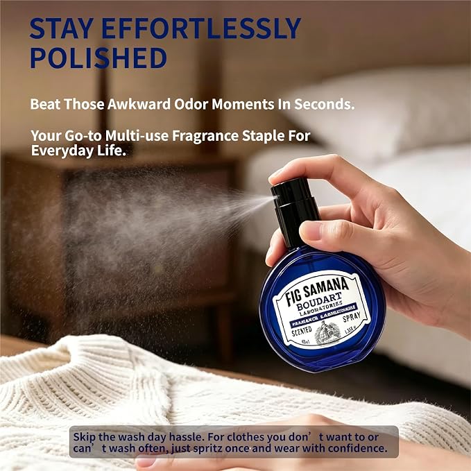 Travel Fabric Refresher Spray – Odor Eliminator & Wrinkle Release, TSA Approved - Image 2