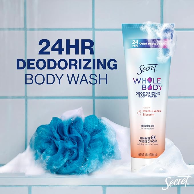 Secret Feminine Wash, 24 HR Deodorizing Feminine Body Wash - Image 4