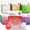 VESPRO 144 Pack Collagen Essence Sheet Facial Masks, Bulk Sheet Masks by VESPRO
