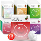 VESPRO 144 Pack Collagen Essence Sheet Facial Masks, Bulk Sheet Masks by VESPRO