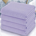 VOOVA & MOVAS Purple Bath Towels Set of 4, Large 30" x 56" by VOOVAMOVAS