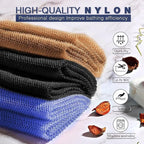 3 Pieces African Bath Sponge African Net Long Net Bath Sponge Exfoliating - Image 4