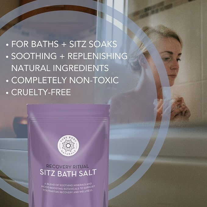 Pure Body Naturals Sitz Bath Salt – Postpartum Care and Hemorrhoid Comfort – - Image 3