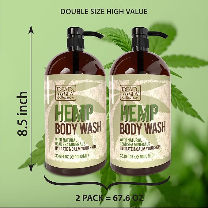 Dead Sea Collection Hemp Body Wash - Image 2