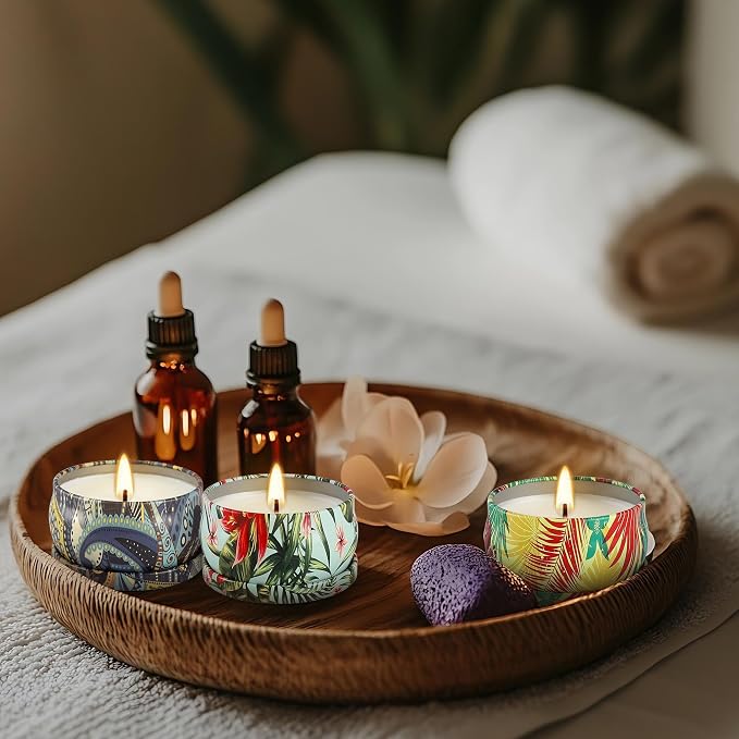 YOROXRG Scented Candles Gifts Set 36 Pack Soy Wax Travel Tin Jar Candles - Image 4