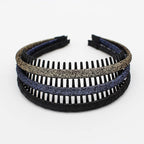 JOBAND Multicolor Stylish Teeth Comb Hair Hoop Hairband Headband Soft Comfy - Image 2